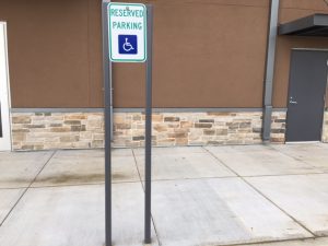 handicap sign
